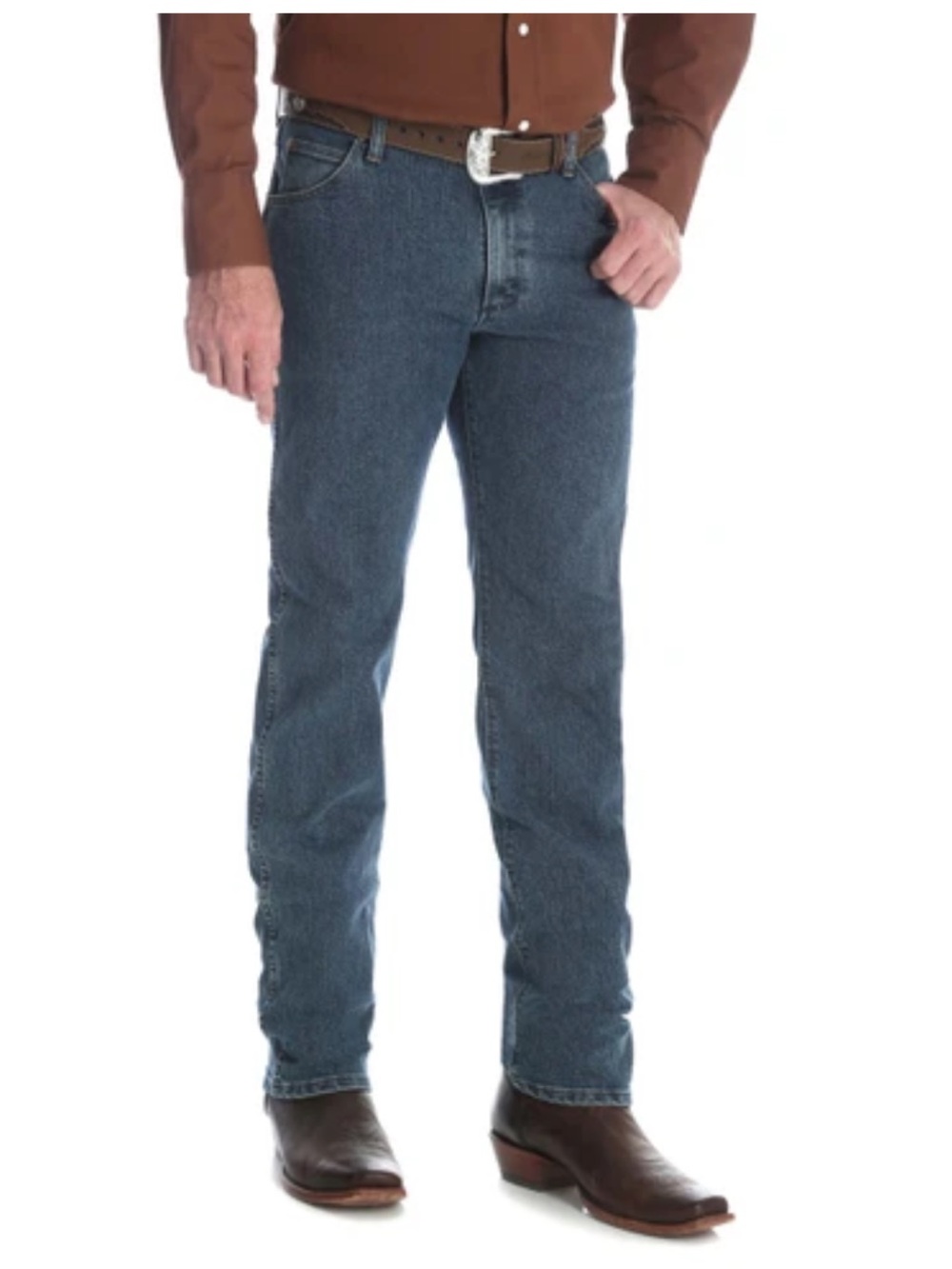 Wrangler Men's Premium Performance Cool Vantage Regular Fit Cowboy Cut Jeans 36